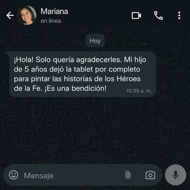 Depoimento de Mariana, mãe cristã, sobre o uso do Código Divino Kids com seus filhos